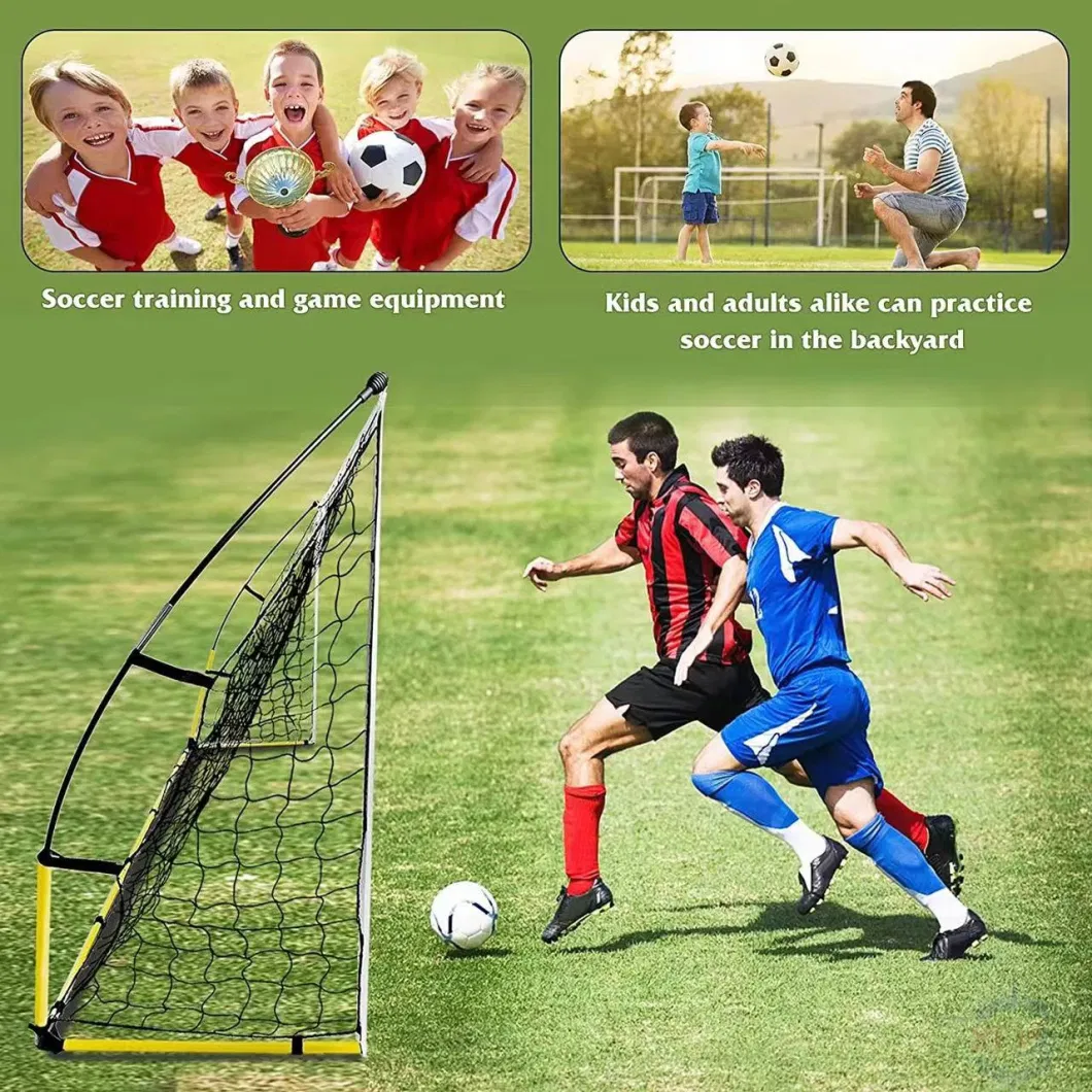 Quick Set up Soccer Football Goal Nets Steel Collapsible Sports Equipment