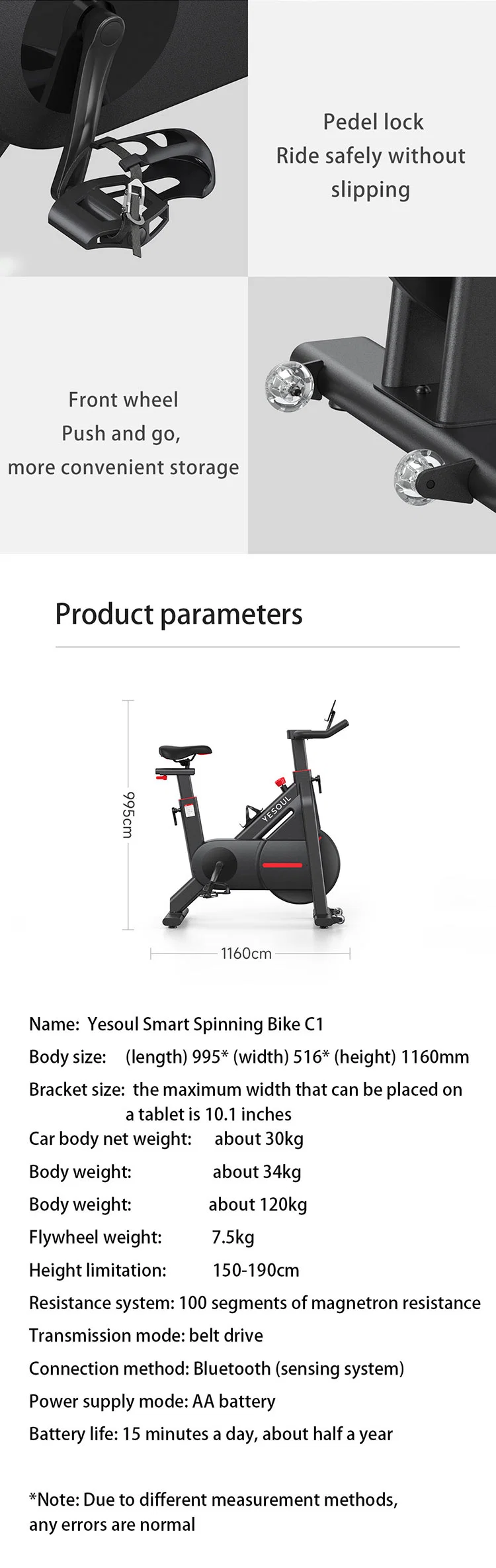 Spin Bike Indoor Training Home Gym Fitness Equipment