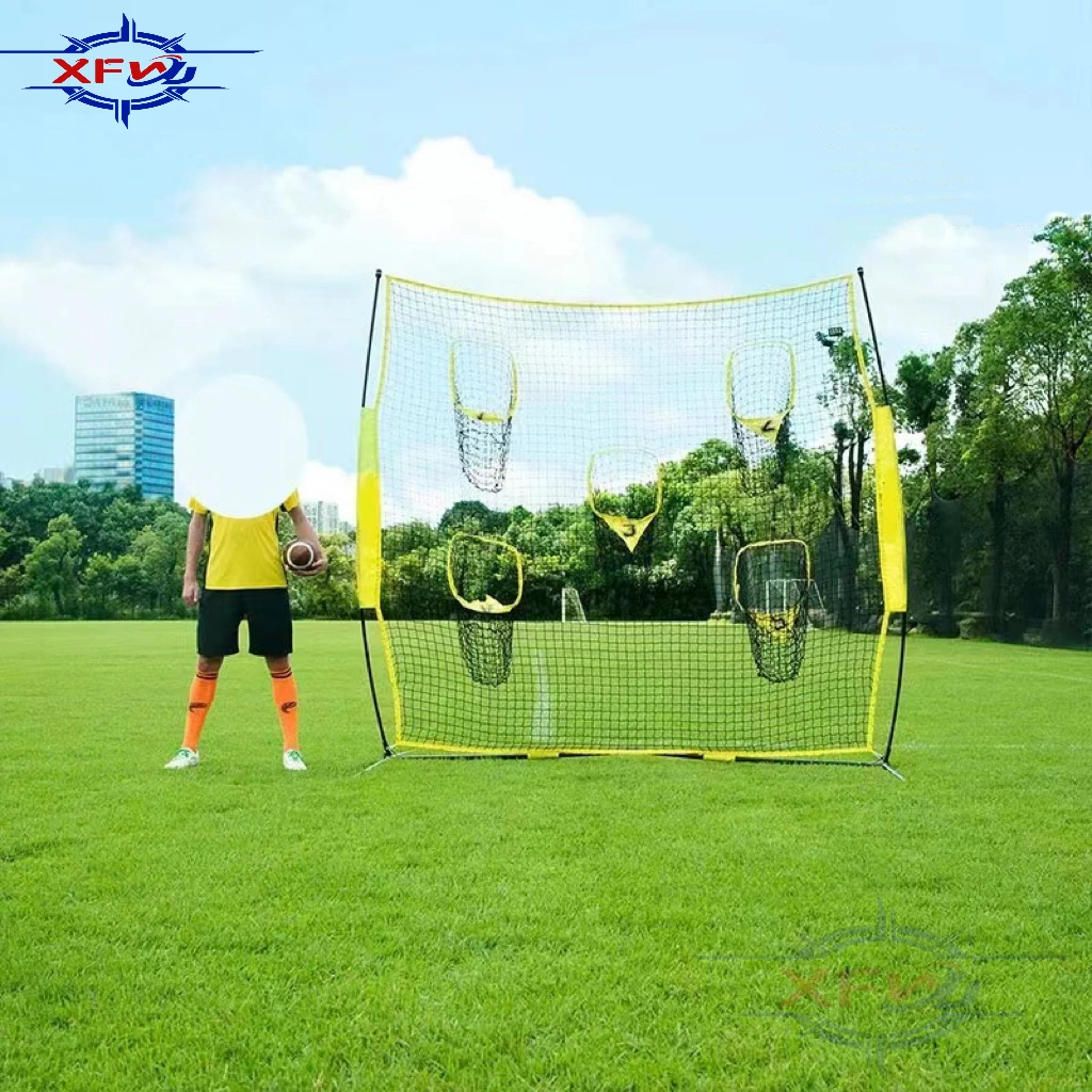 Professional Soccer Training Goal Football Exercise Practice Nets Equipment with 5 Pockets